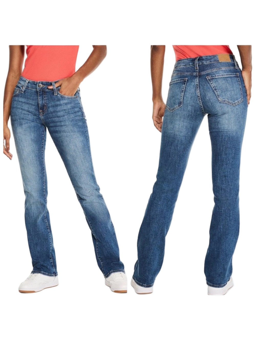 🍒Aeropostale  Blue mid rise Boot stretch Jeans size 8s NWT